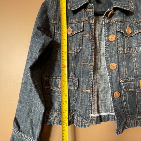 Tulle Denim Jean Jacket Size Small - Picture 7 of 10